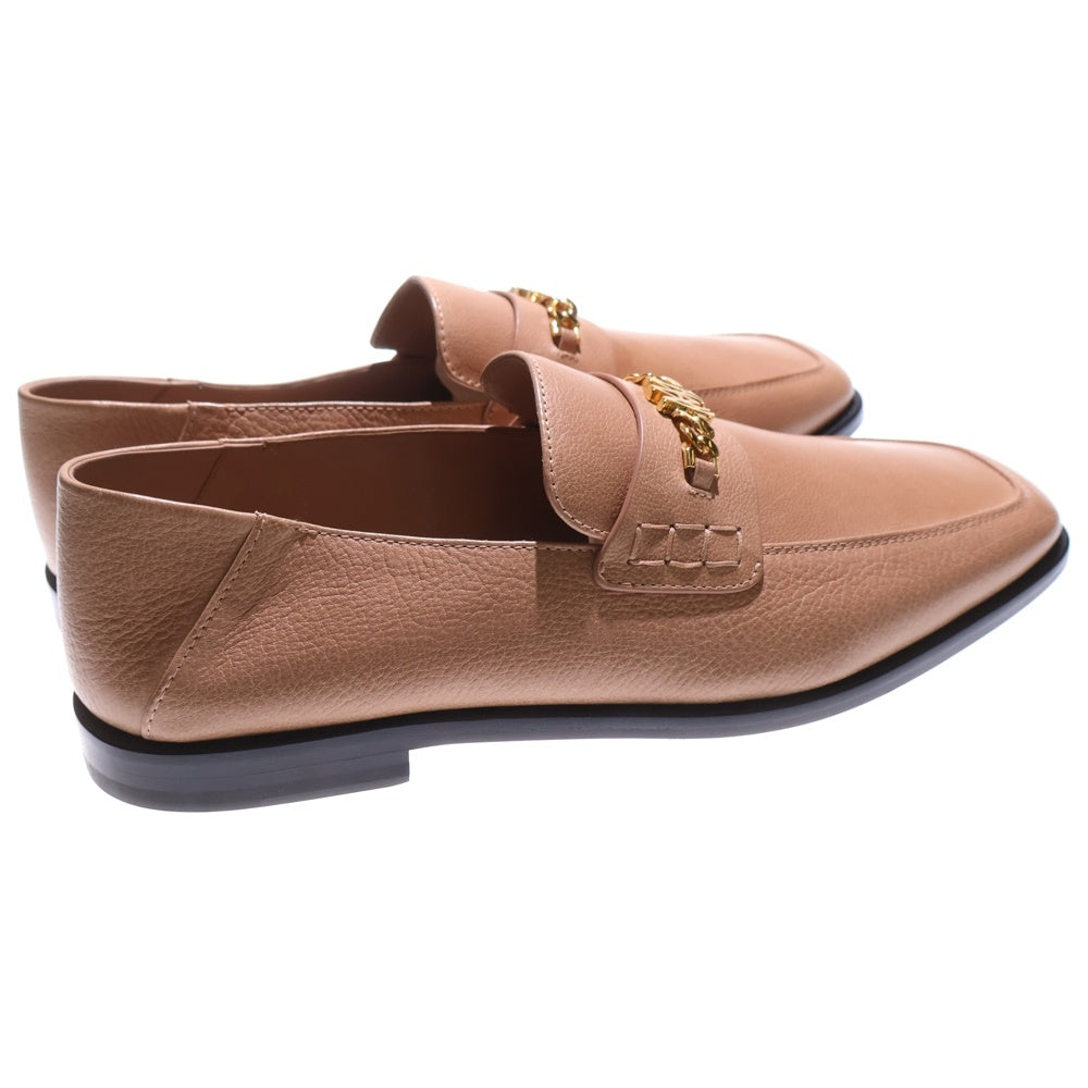 AMIRI(アミリ) 25SS MA SLIP ON LOAFER ロゴチェーン スリッポン ローファー レザーシューズ ベージュ