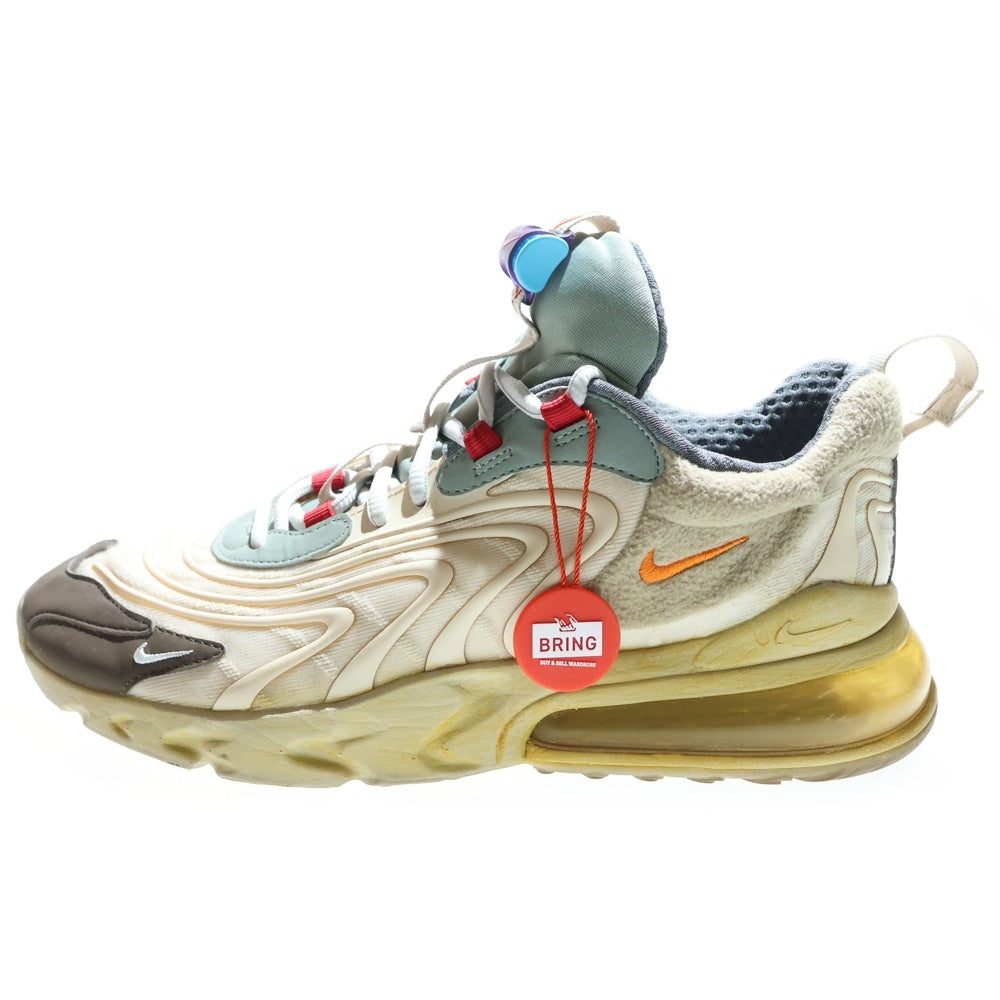 NIKE(ナイキ) ×TRAVIS SCOTT AIR MAX 270 CACTUS TRAILS トラヴィススコット エアマックス270 カクタストレイル ローカットスニーカー ベージュ US9/27.0cm CT2864-200