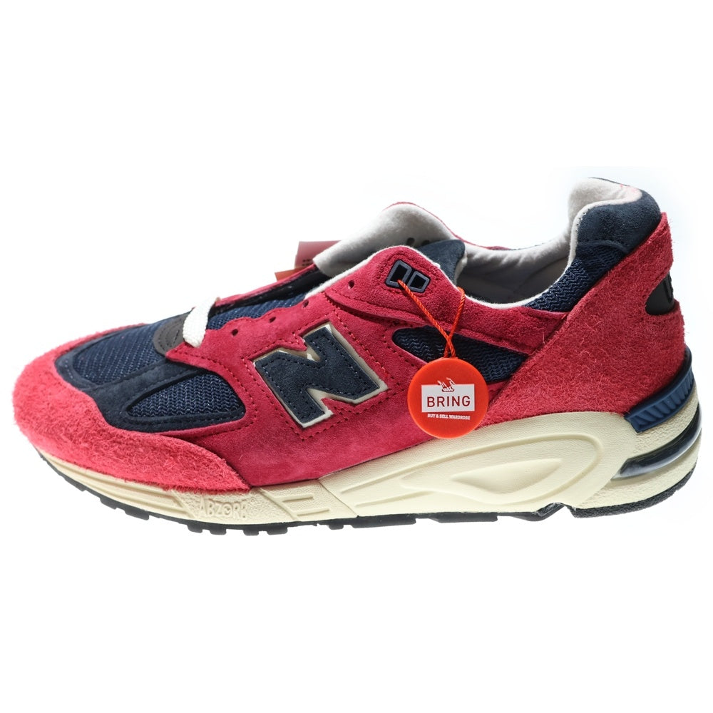 New Balance(ニューバランス) M990AD2 V2 RED スウェード ローカットスニーカー レッド US9.5/27.5cm