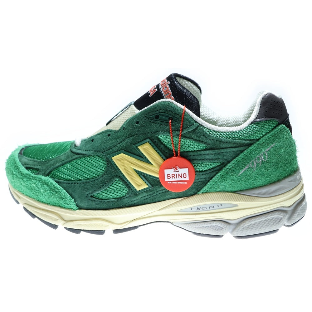 New Balance(ニューバランス) M990GG3 V3 ローカットスニーカー グリーン/イエロー US9.5/27.5cm