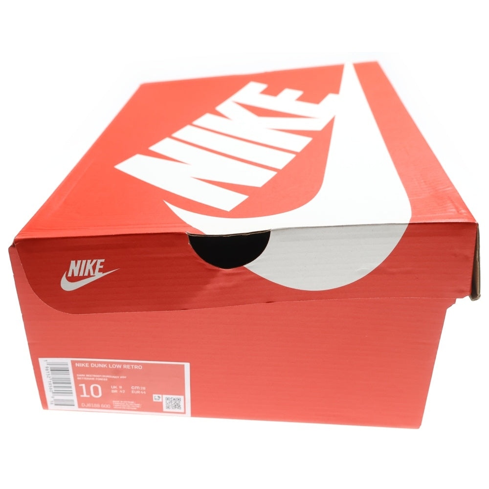 NIKE(ナイキ) DUNK LOW Dark Beetroot ダンク ダーク ビートルート ローカットスニーカー バーガンディ US10/28.0cm DJ6188-600