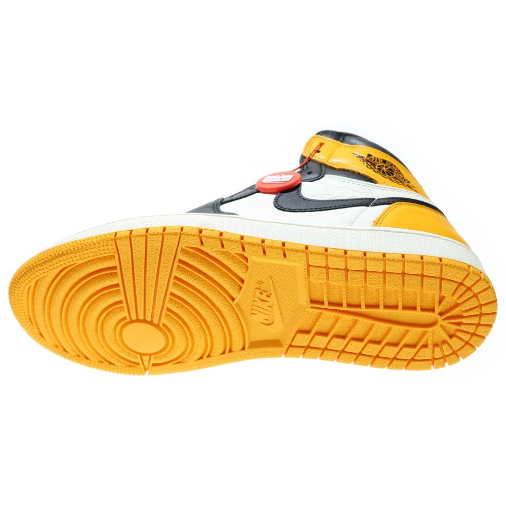 NIKE(ナイキ) AIR JORDAN 1 RETRO HIGH OG Taxi エアジョーダンワン レトロ タクシー ハイカットスニーカー イエロー/ブラック US9.5/27.5cm 555088-711
