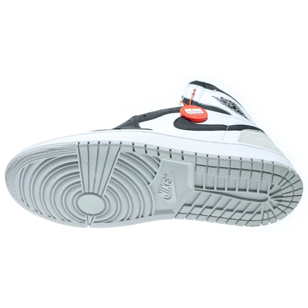 NIKE(ナイキ) AIR JORDAN 1 HIGH OG Bleached Coral エアジョーダンワン ブリーチド コーラル ハイカットスニーカー ホワイト/グレー US9.5/27.5cm 555088-108