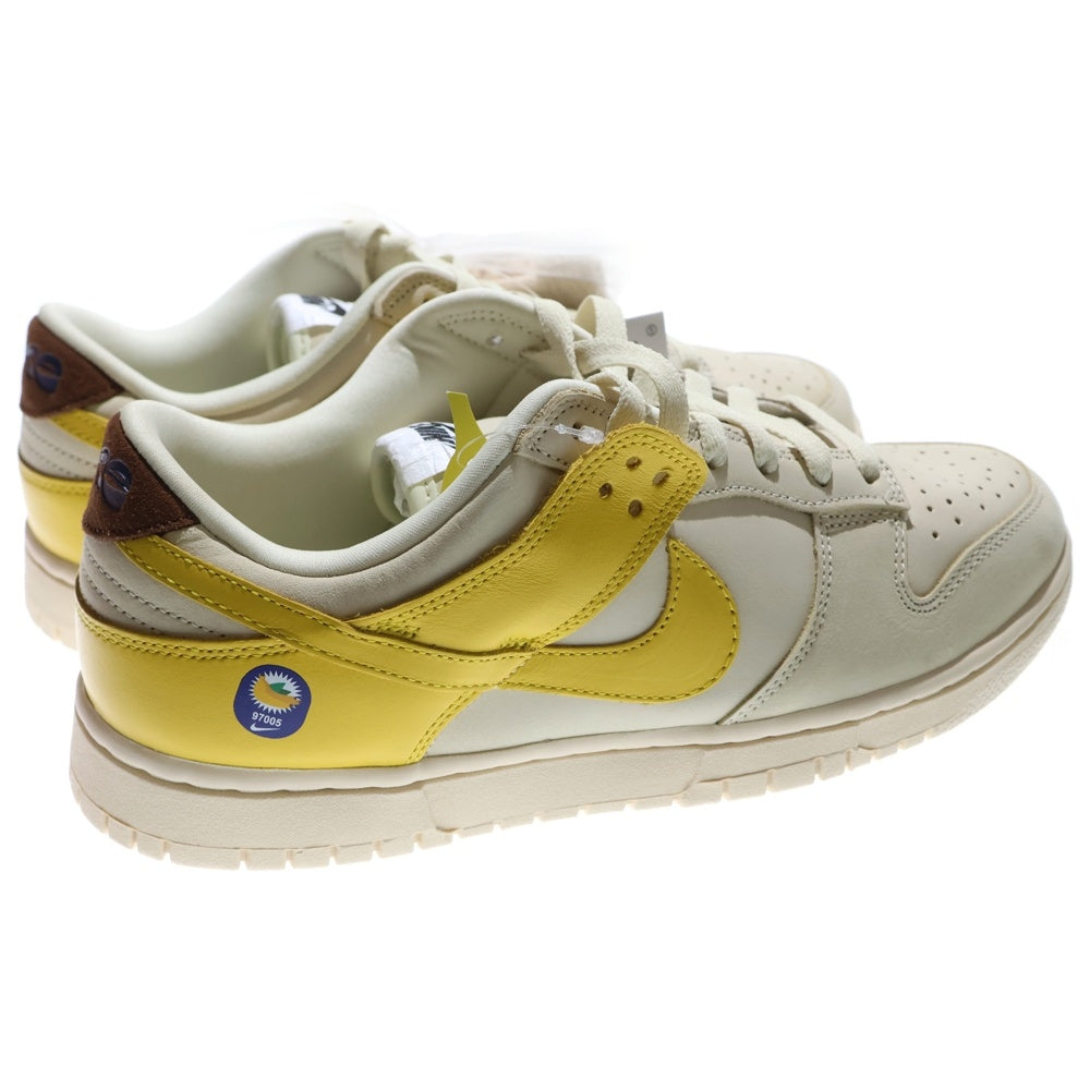NIKE(ナイキ) WMNS DUNK LOW Banana ウィメンズ ダンク バナナ ローカットスニーカー グレー/イエロー US11/28.0cm DR5487-100