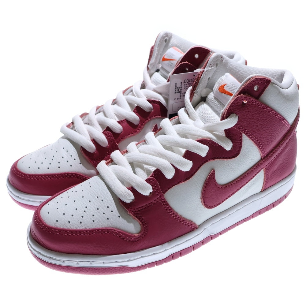 NIKE SB(ナイキエスビー) DUNK HIGH PRO Orange Label Sweet Beet ダンク オレンジ レーベル スウィート ビート ハイカットスニーカー ホワイト/レッド US9.5/27.5cm DQ4485-600