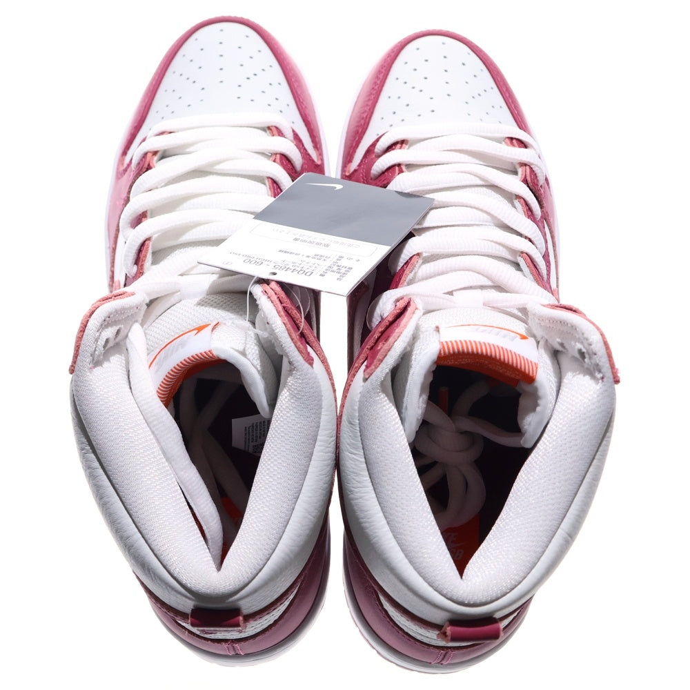 NIKE SB(ナイキエスビー) DUNK HIGH PRO Orange Label Sweet Beet ダンク オレンジ レーベル スウィート ビート ハイカットスニーカー ホワイト/レッド US9.5/27.5cm DQ4485-600