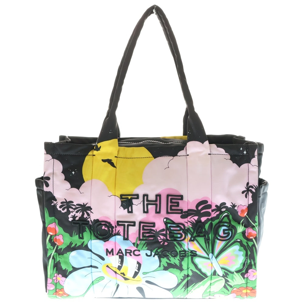 MARC JACOBS(マークジェイコブス) × Hattie Stewart The Puffy Nylon Large Tote bag ハティスチュワート パフィナイロントートバッグ ラージ マルチ