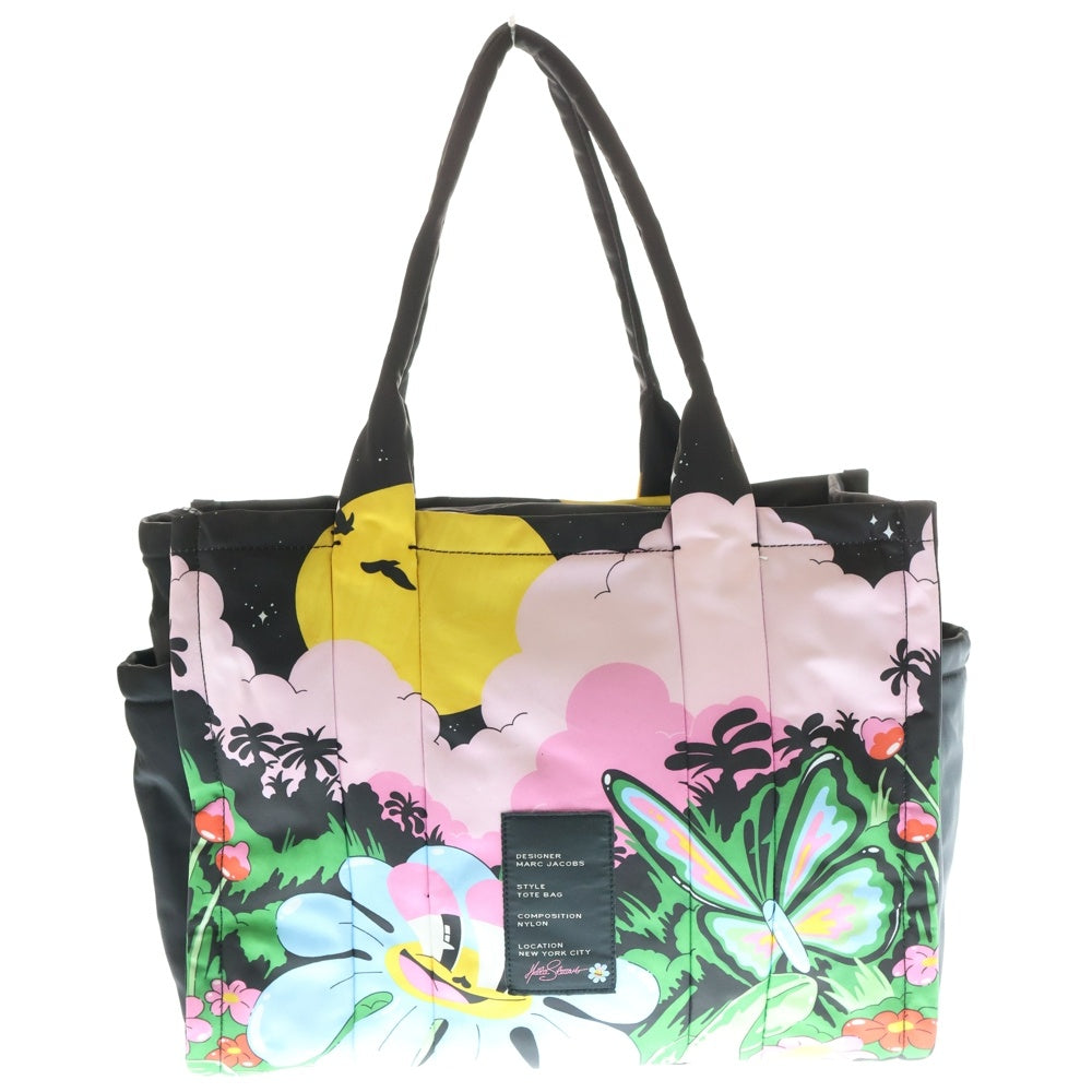 MARC JACOBS(マークジェイコブス) × Hattie Stewart The Puffy Nylon Large Tote bag ハティスチュワート パフィナイロントートバッグ ラージ マルチ