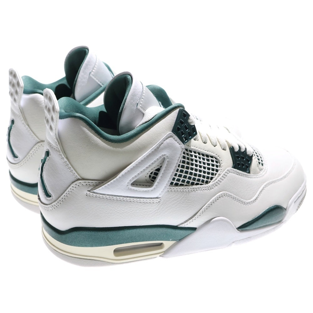 NIKE(ナイキ) AIR JORDAN 4 RETRO Oxidized Green エアジョーダン レトロ オキシダイズドグリーン ローカットスニーカー ホワイト/グリーン US9/27.0cm FQ8138-103