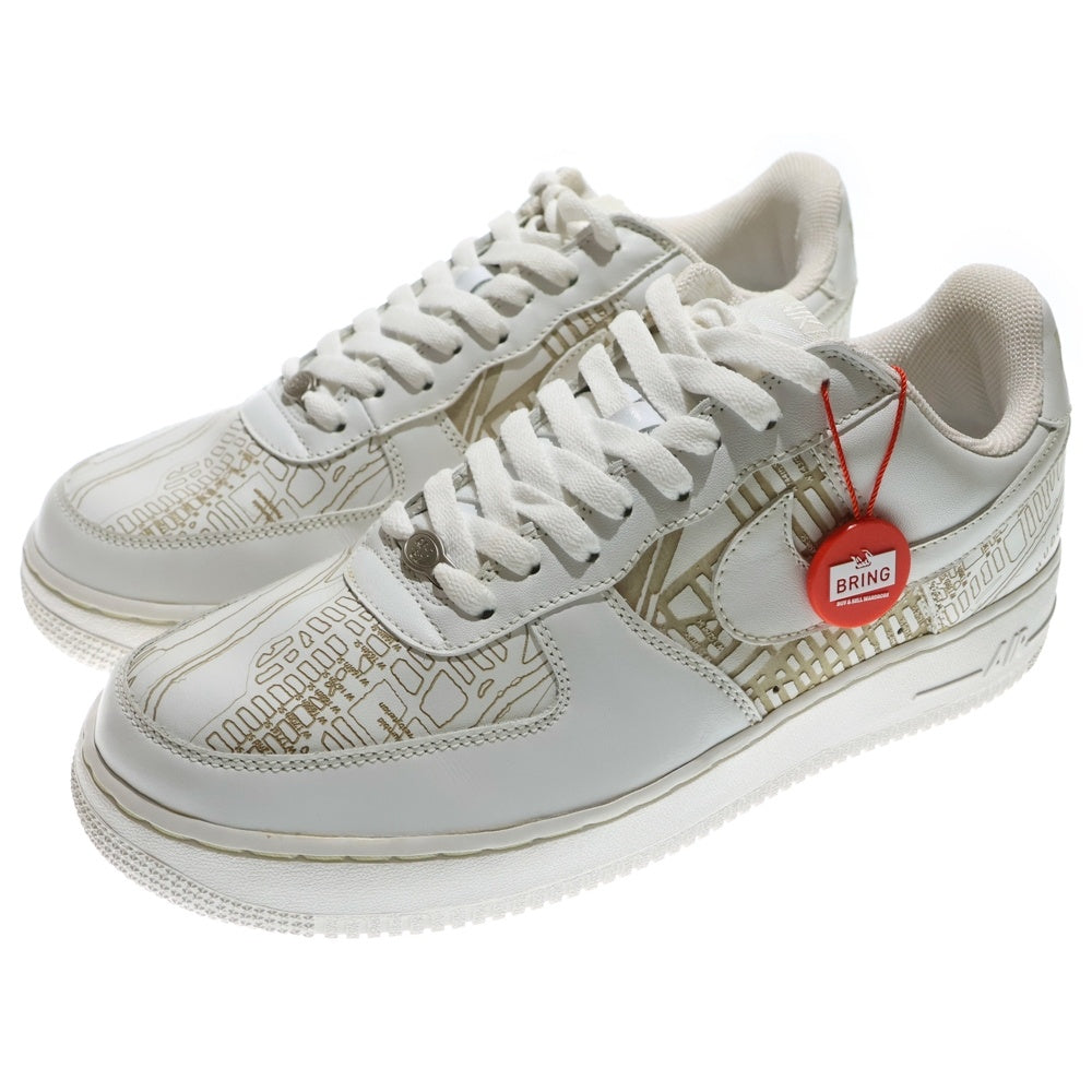 NIKE(ナイキ) 【観賞用】AIR FORCE 1 PREMIUM HARLEM 309096-111 エアフォース1 ローカットスニーカー シューズ ホワイト US10.5/28.5cm