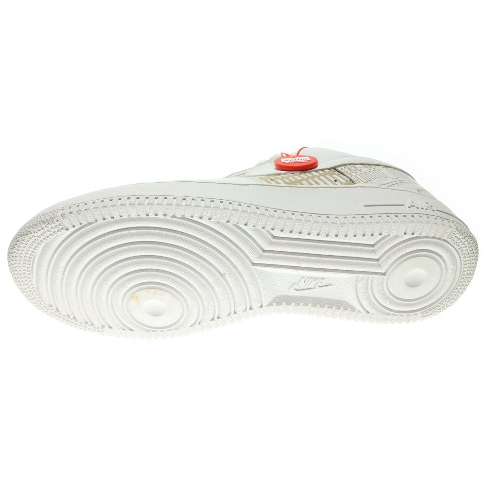 NIKE(ナイキ) 【観賞用】AIR FORCE 1 PREMIUM HARLEM 309096-111 エアフォース1 ローカットスニーカー シューズ ホワイト US10.5/28.5cm