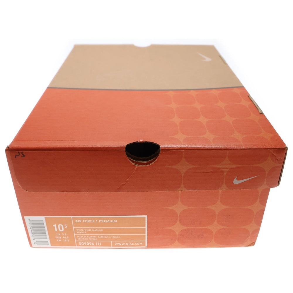 NIKE(ナイキ) 【観賞用】AIR FORCE 1 PREMIUM HARLEM 309096-111 エアフォース1 ローカットスニーカー シューズ ホワイト US10.5/28.5cm