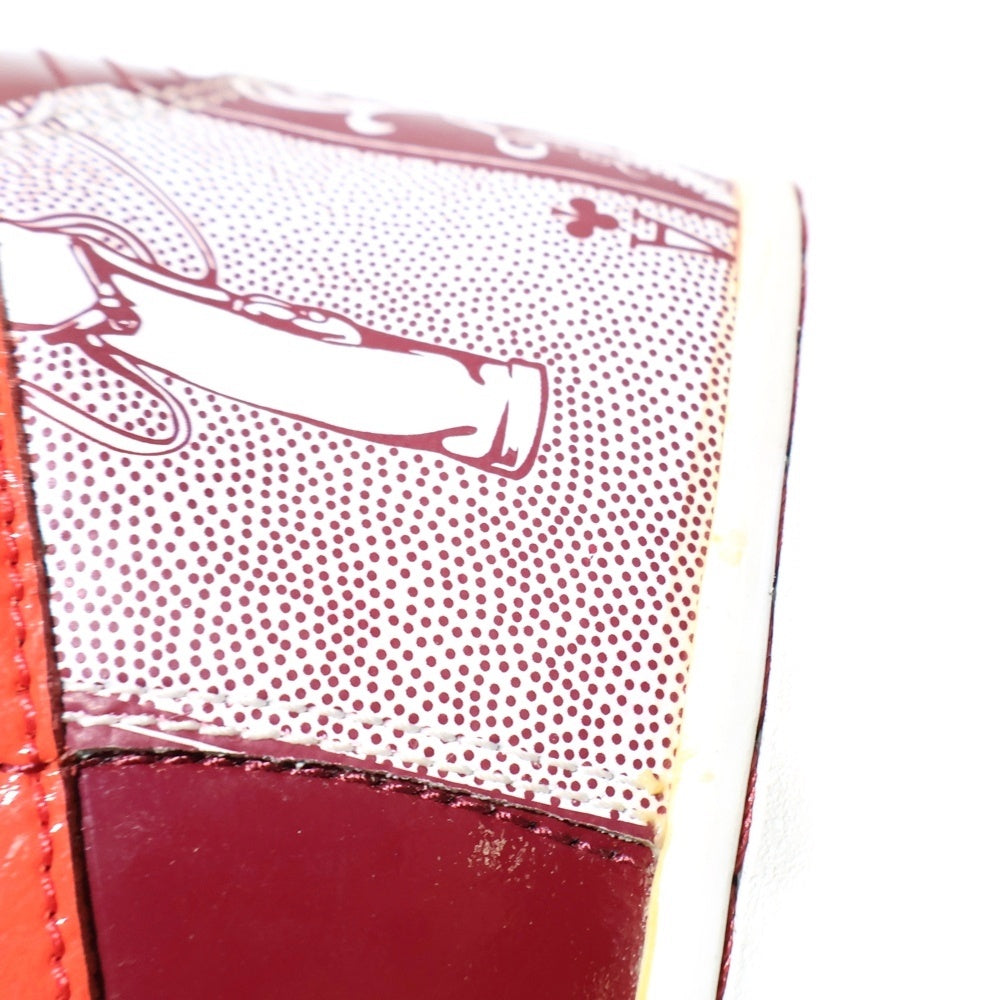 NIKE(ナイキ) 【観賞用】DUNK HIGH PRM DONTRELLE 313599-681 ダンクハイ ハイカットスニーカー シューズ レッド/ホワイト US10/28.0cm