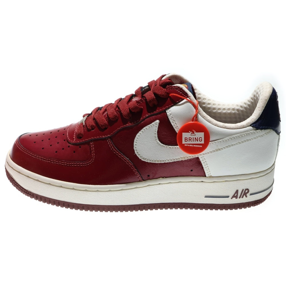 NIKE(ナイキ) 【観賞用】× Lebron James AIR FORCE 1 LOW 309096-611 レブロンジェームズ エアフォース1 ローカットスニーカー シューズ レッド US9.5/27.5cm