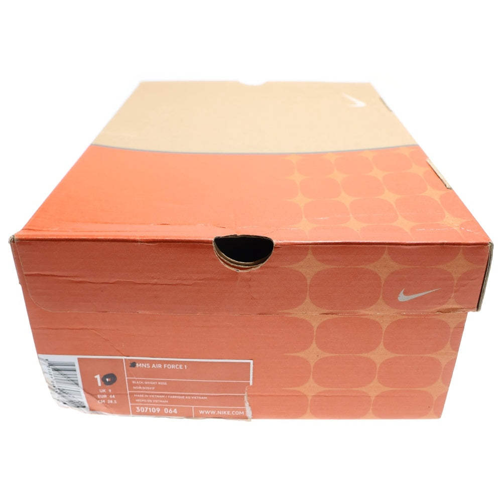 NIKE(ナイキ) 【観賞用】WMNS AIR FORCE 1 307109-064 ウィメンズ エアフォース1 ローカットスニーカー シューズ ブラック/ピンク US11.5/28.5cm