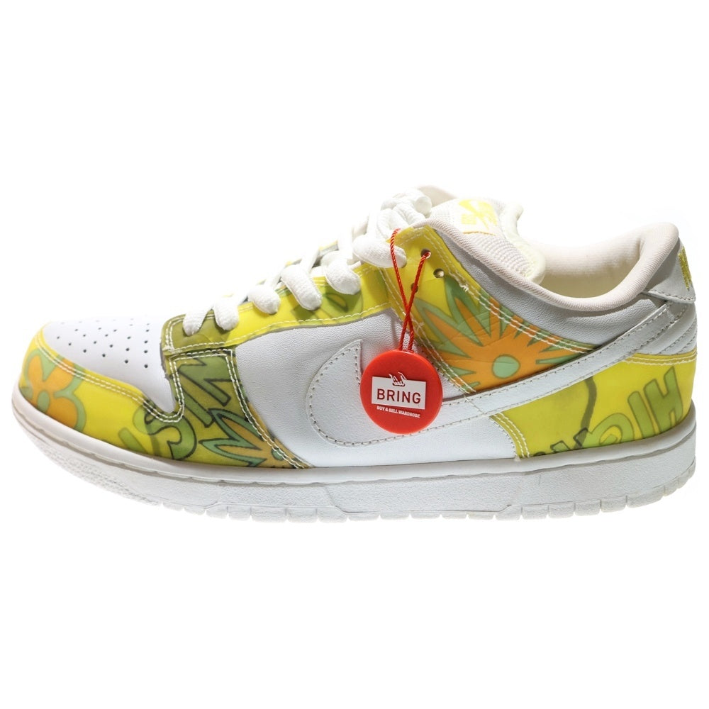 NIKE SB(ナイキエスビー) 【観賞用】DUNK LOW PRO SB DE LA SOUL 304292-171 ダンク ロー プロ デラソウル ローカットスニーカー シューズ ホワイト/イエロー US10/28.0cm