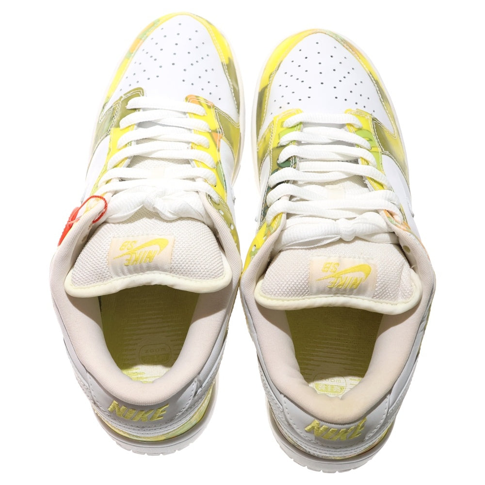 NIKE SB(ナイキエスビー) 【観賞用】DUNK LOW PRO SB DE LA SOUL 304292-171 ダンク ロー プロ デラソウル ローカットスニーカー シューズ ホワイト/イエロー US10/28.0cm