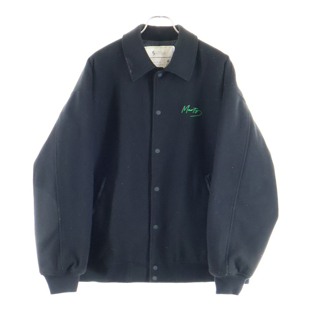 RAGEBLUE(レイジブルー) ワンポイント刺繍ブルゾン ジャケット RB030380AD ブラック