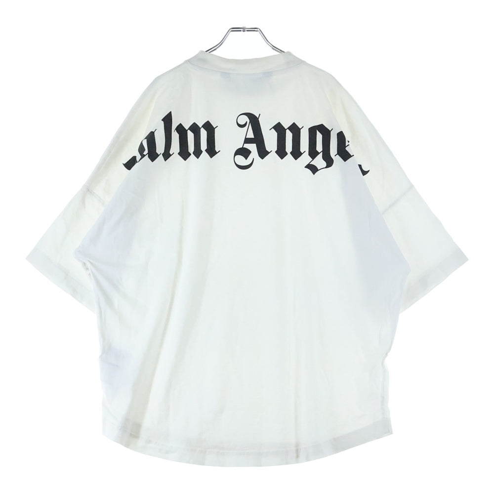 Palm Angels(パームエンジェルス) バックロゴプリント 半袖Tシャツ カットソーPMAA002C99JER001 ホワイト