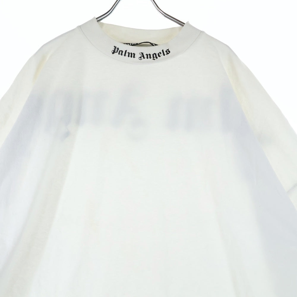 Palm Angels(パームエンジェルス) バックロゴプリント 半袖Tシャツ カットソーPMAA002C99JER001 ホワイト