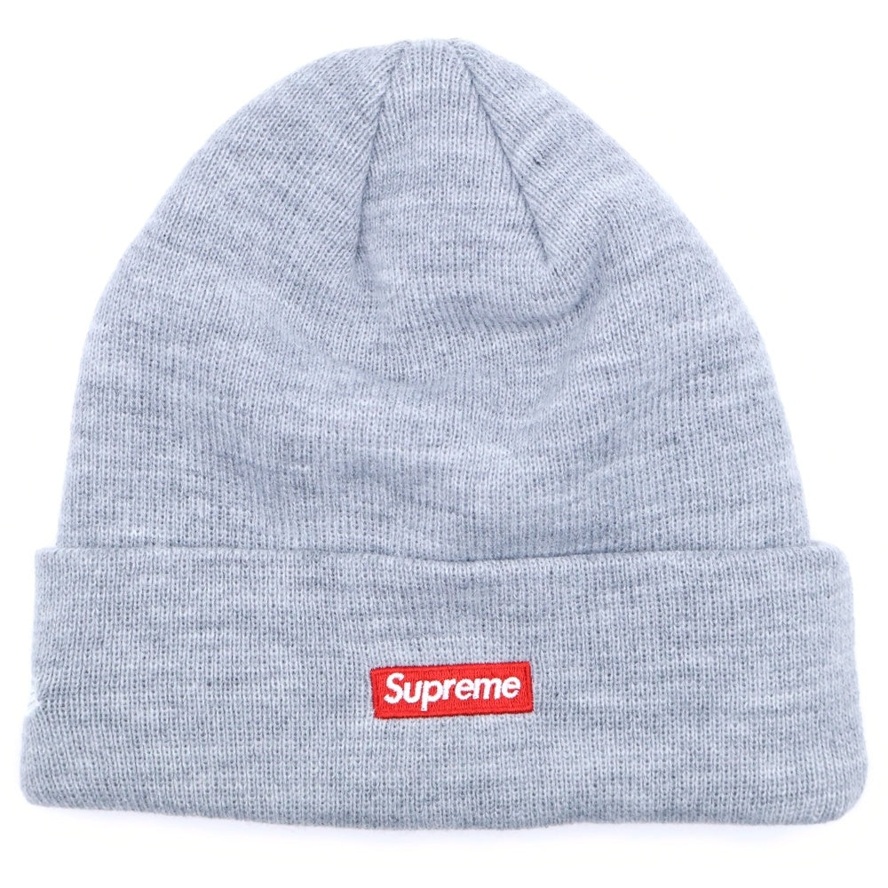 SUPREME(シュプリーム) 22AW ×New Era S Logo Beanie Heather Grey ニューエラ ロゴ刺繍 ビーニー ニット帽 グレー