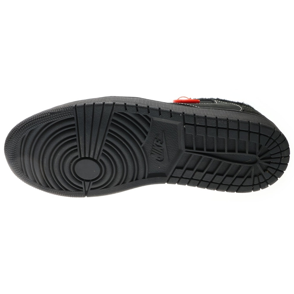 NIKE(ナイキ) ×TRAVIS SCOTT AIR JORDAN1 LOW OG SP トラヴィススコット エアジョーダン1 ブラックファントム ローカットスニーカー ブラック US9/27.0cm DM7866-001