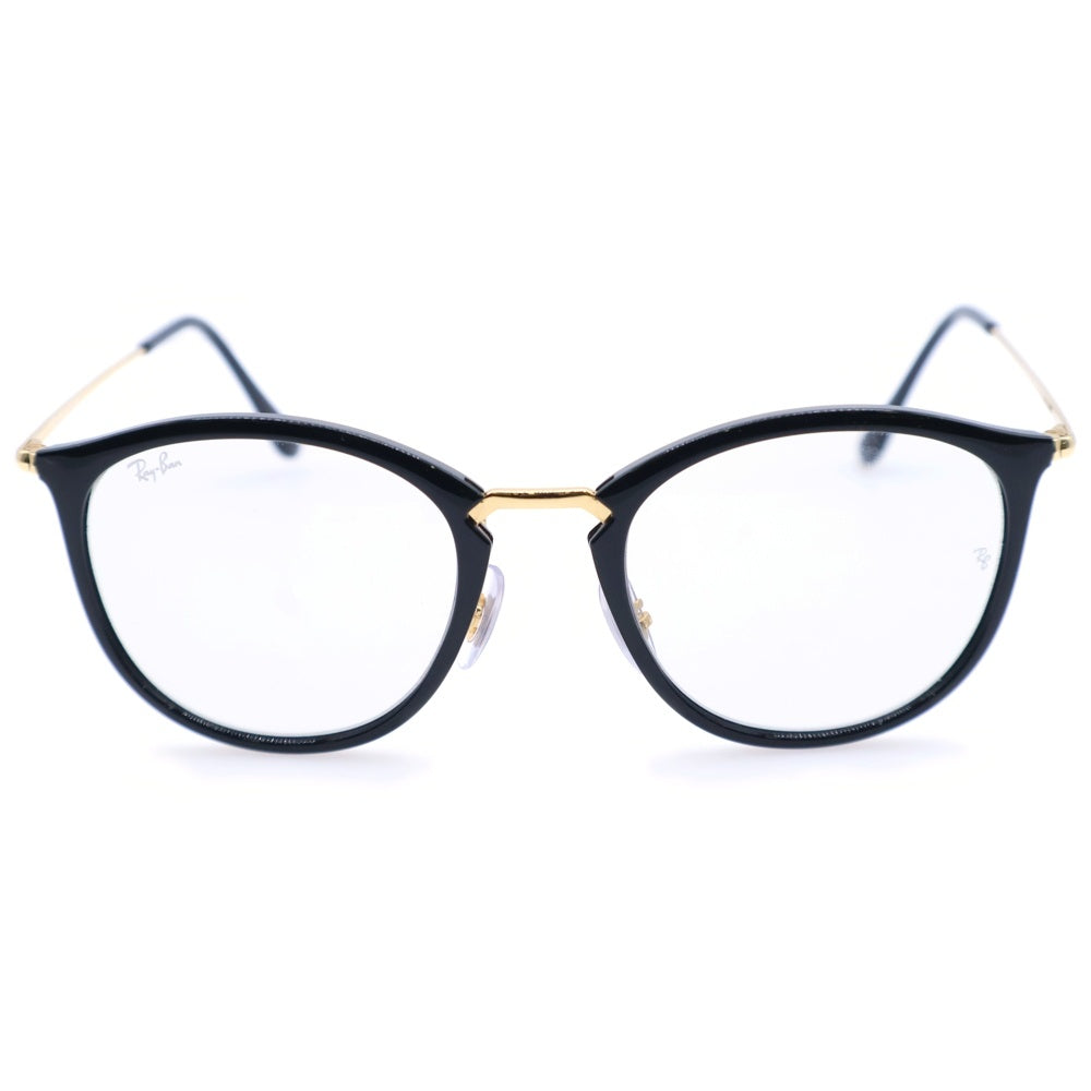 Ray Ban(レイバン) ウエリントン型 アイウェア 眼鏡 メガネ ブラック/ゴールド RB7140 2000