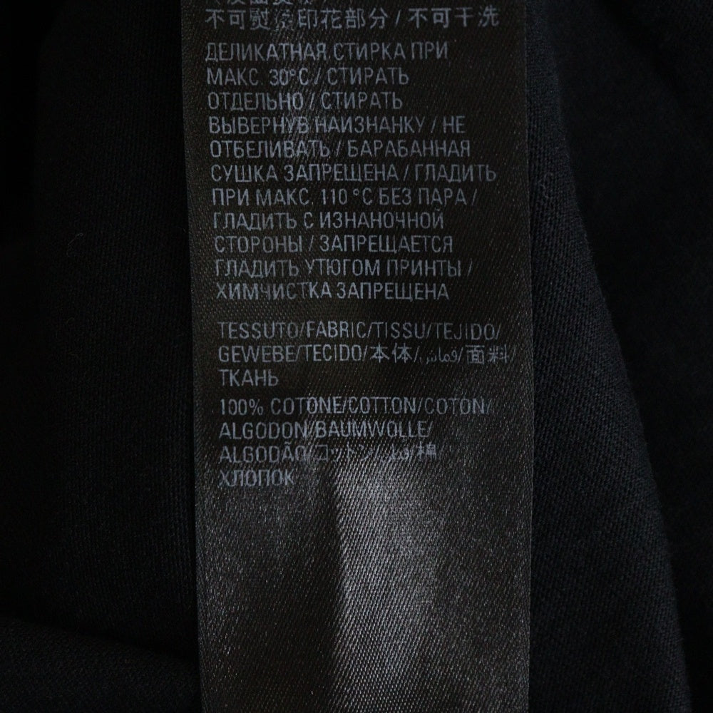 BALENCIAGA(バレンシアガ) フロント ロゴプリント 半袖Tシャツ カットソー 613968-TYK28 ブラック