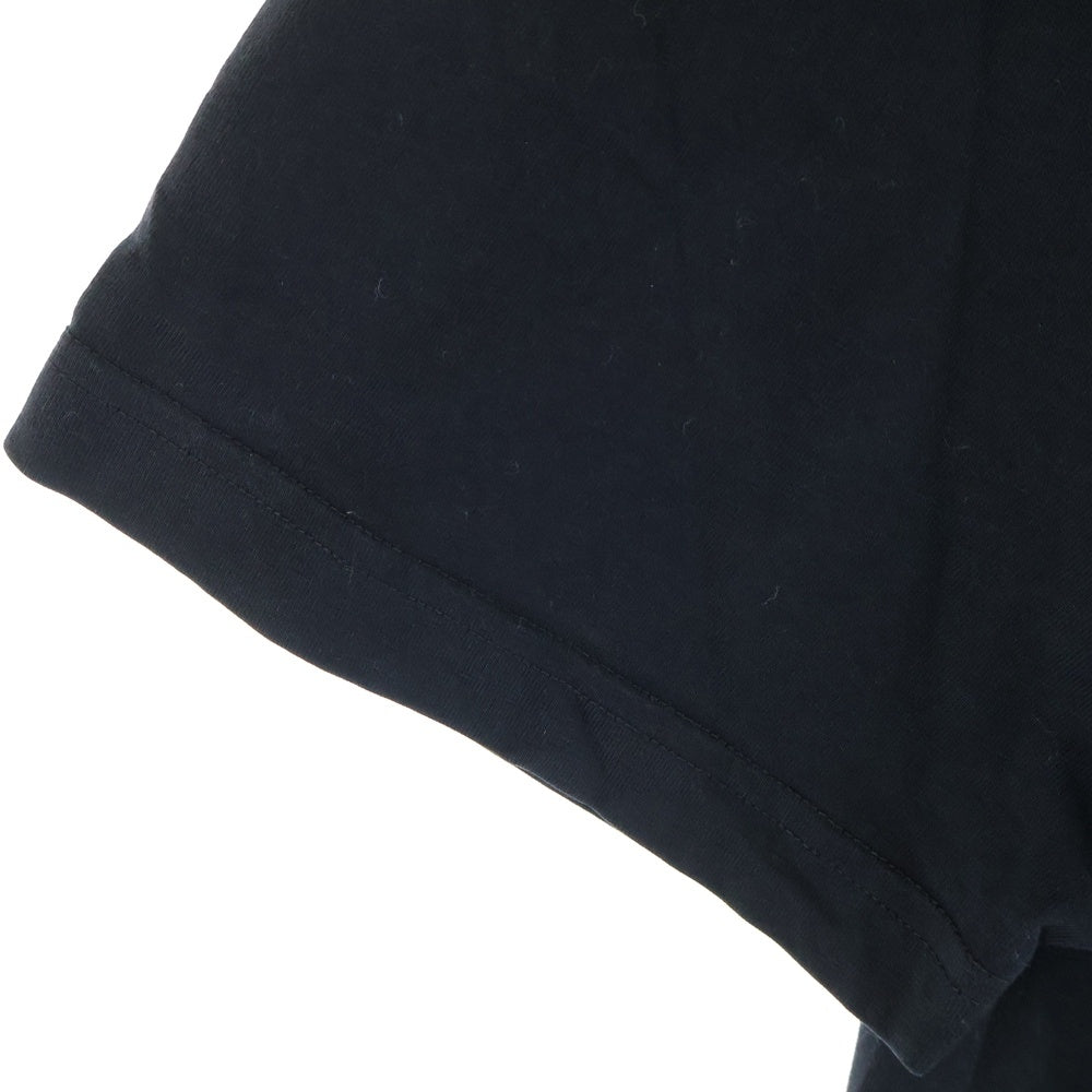 BALENCIAGA(バレンシアガ) フロント ロゴプリント 半袖Tシャツ カットソー 613968-TYK28 ブラック