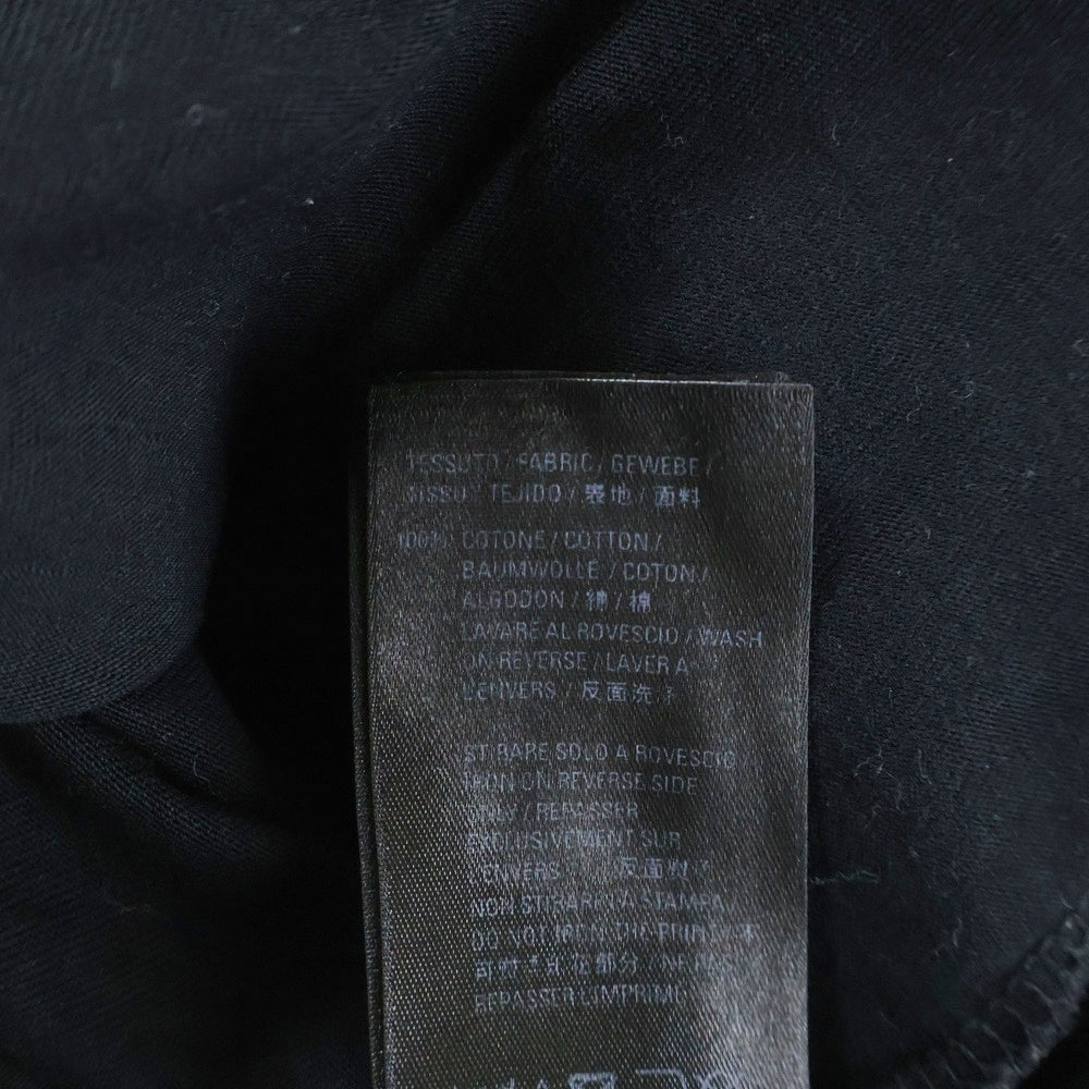 BALENCIAGA(バレンシアガ) フロント ロゴプリント 半袖Tシャツ カットソー 613968-TYK28 ブラック