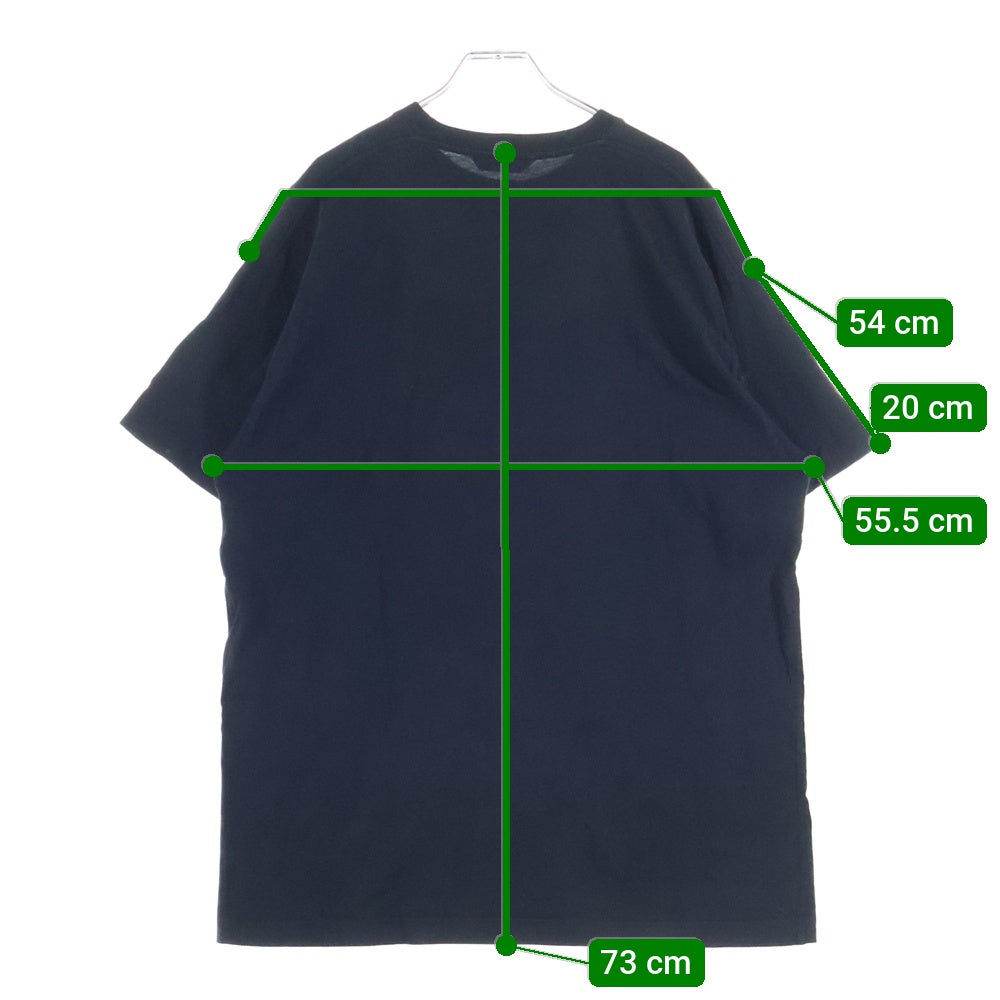 BALENCIAGA(バレンシアガ) フロント ロゴプリント 半袖Tシャツ カットソー 613968-TYK28 ブラック