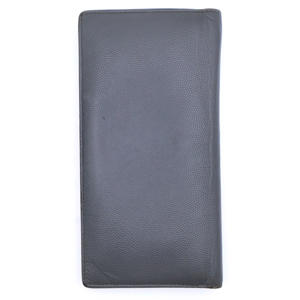 SAINT LAURENT PARIS(サンローランパリ) オーガナイザー レザー 二つ折りロングウオレット YSL-315866 長財布 グレー