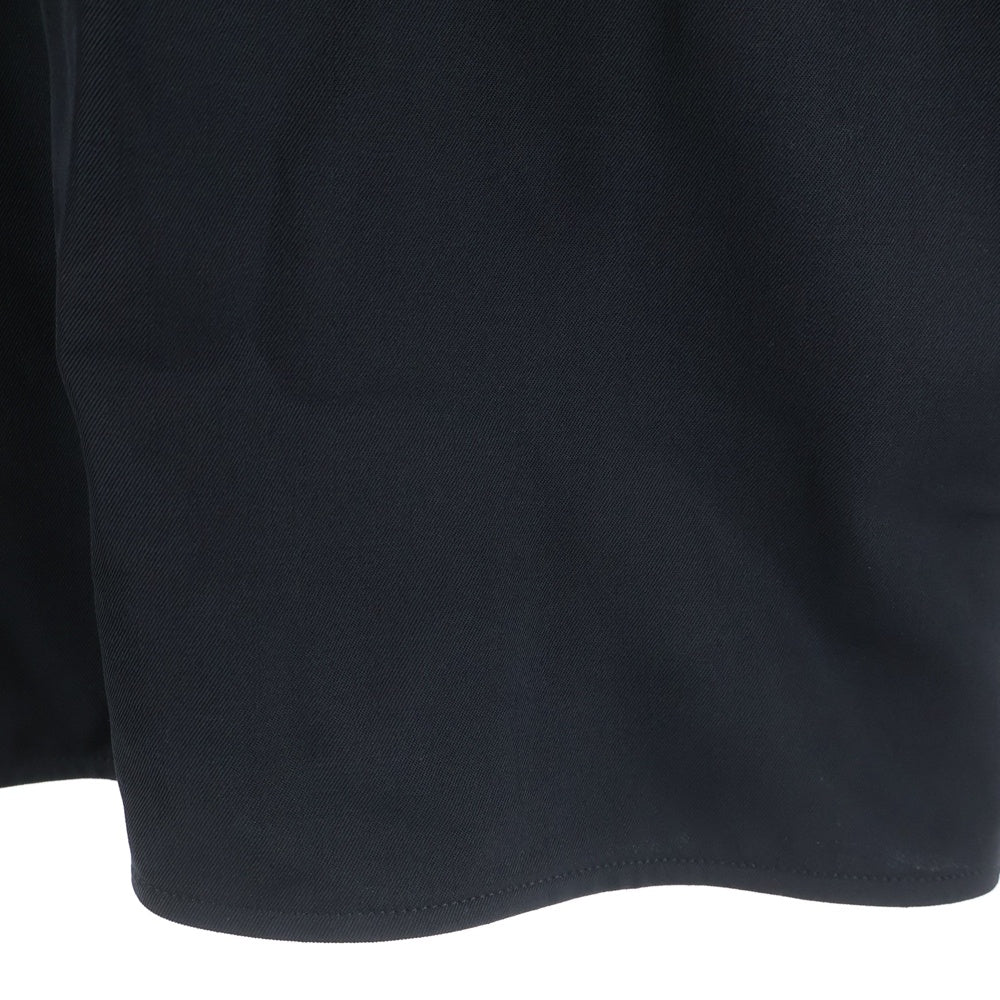 BALENCIAGA(バレンシアガ) 21SS フロントボタン レーヨン 開襟 長袖シャツ JP57-2021-978 ブラック