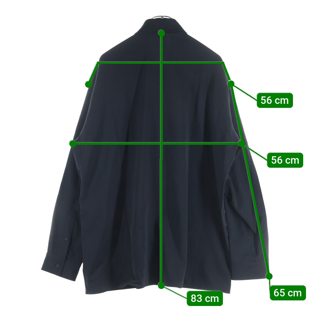 BALENCIAGA(バレンシアガ) 21SS フロントボタン レーヨン 開襟 長袖