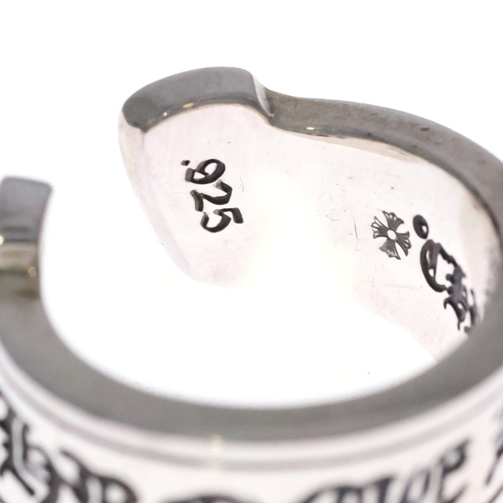 CHROME HEARTS(クロムハーツ) LG SCROLL LABEL ラージスクロールラベル リング シルバーBCA383