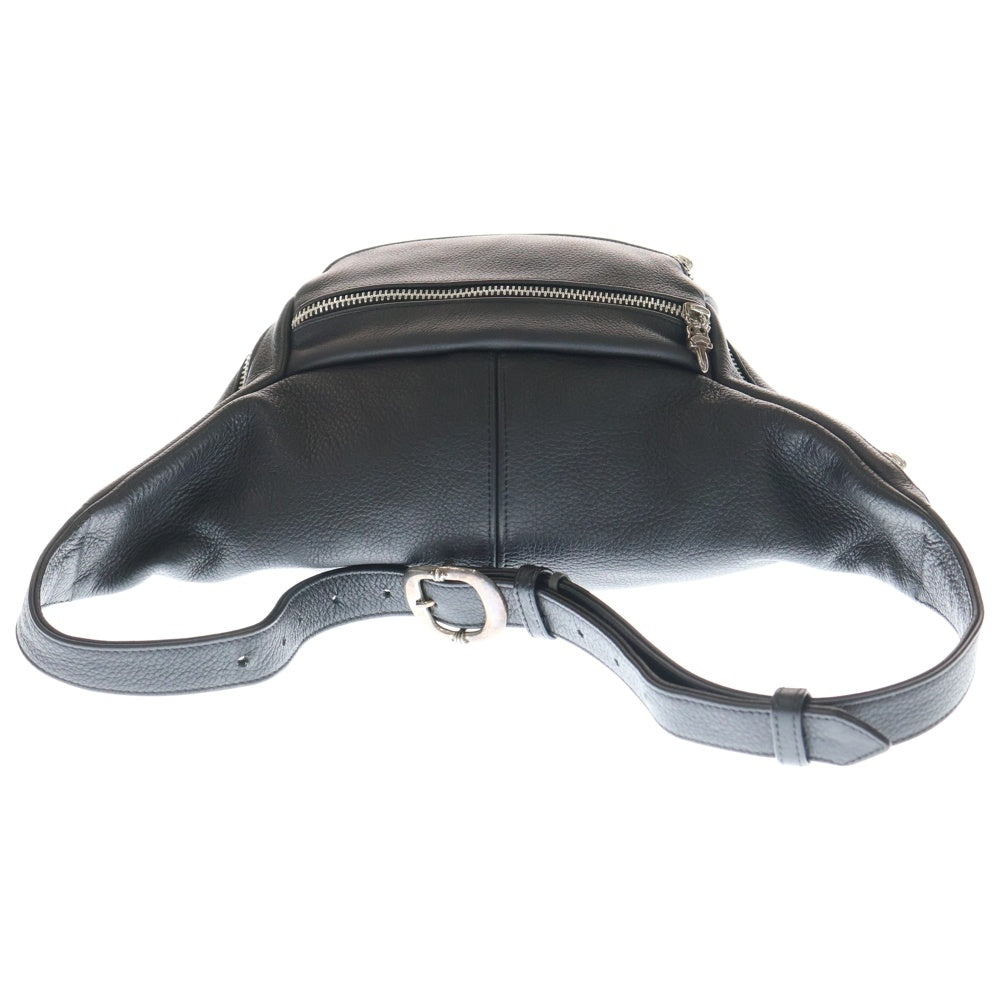 CHROME HEARTS(クロムハーツ) #1 SNAT PACK スナットパック ダガージップ ガンスリンガーベルト レザーウエストバッグ ブラック BCA378