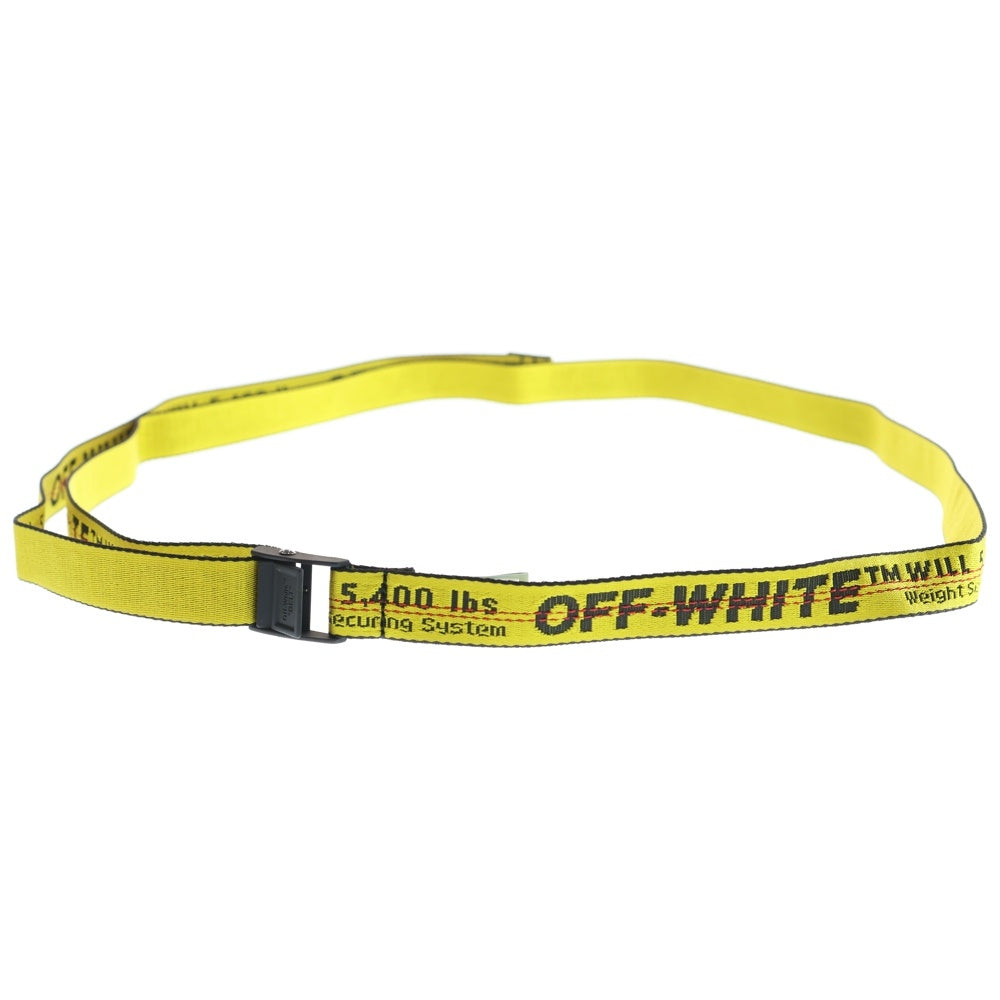 OFF-WHITE(オフホワイト) 20AW CLASSIC MINI INDUSTRIAL BELT クラシックミニ インダストリアルベルト イエロー/ブラック OMRB021F20FAB0021810