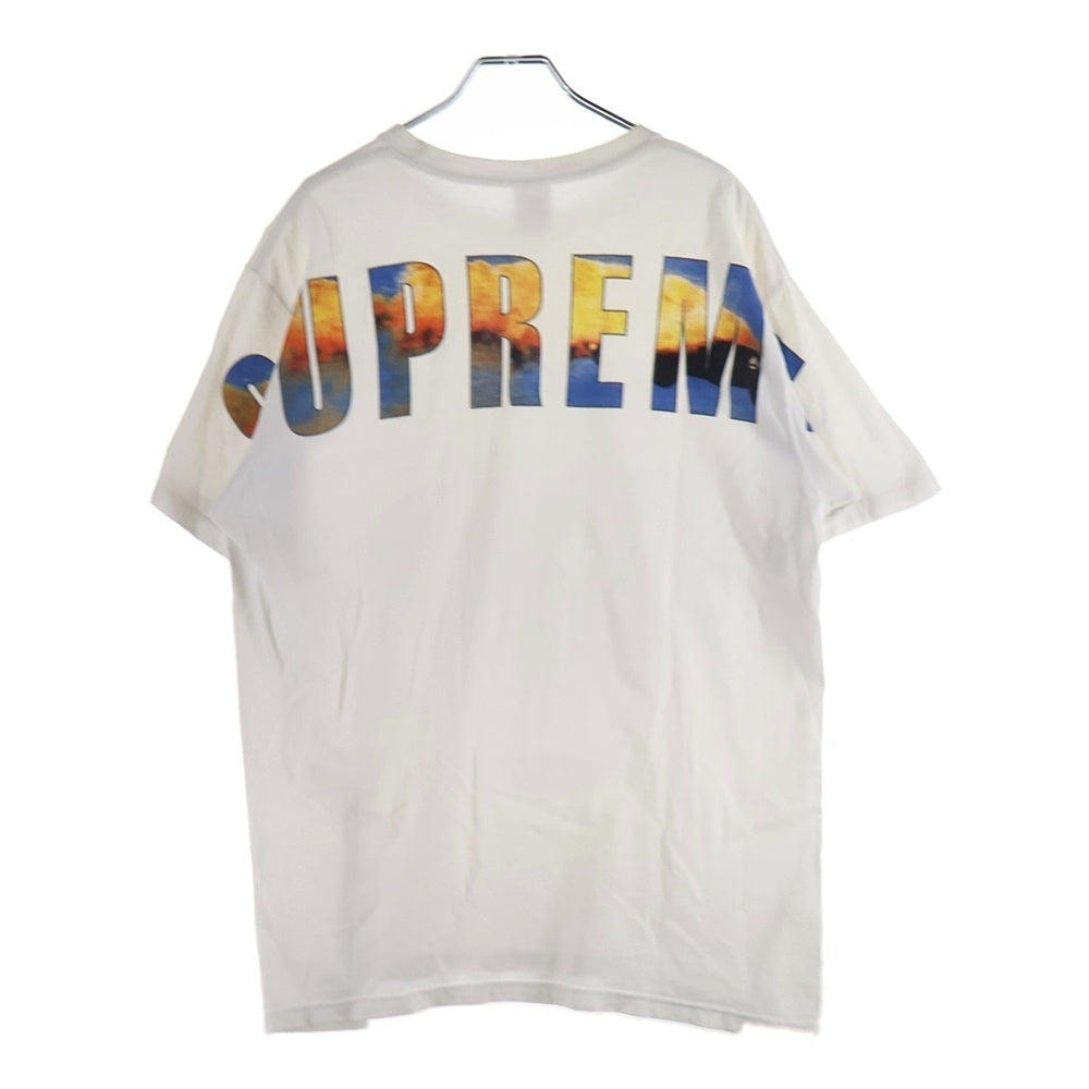 SUPREME(シュプリーム) 17AW Crash Tee クラッシュ ロゴプリント クルーネック 半袖Tシャツ カットソー ホワイト