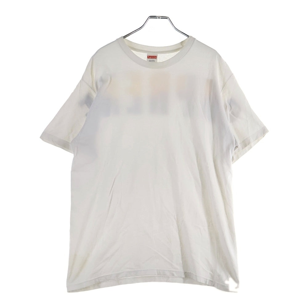SUPREME(シュプリーム) 17AW Crash Tee クラッシュ ロゴプリント クルーネック 半袖Tシャツ カットソー ホワイト