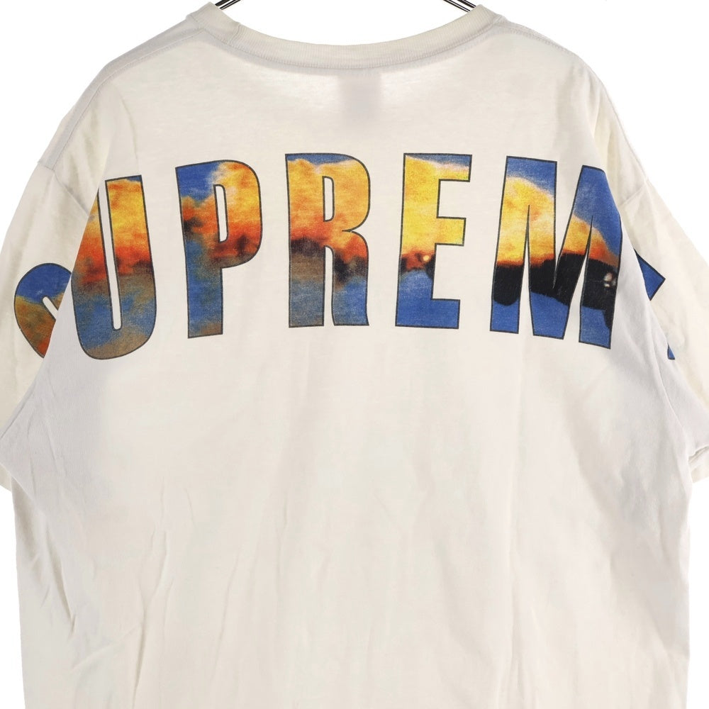 SUPREME(シュプリーム) 17AW Crash Tee クラッシュ ロゴプリント クルーネック 半袖Tシャツ カットソー ホワイト