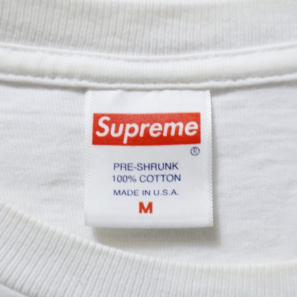 SUPREME(シュプリーム) 17AW Crash Tee クラッシュ ロゴプリント クルーネック 半袖Tシャツ カットソー ホワイト