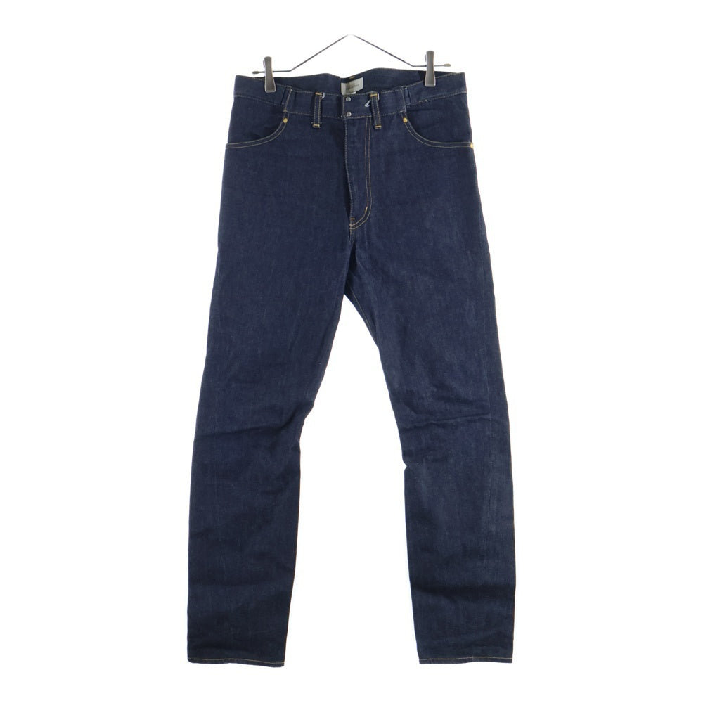 BED J.W. FORD(ベッドフォード) ジップフライ コットン ストレートデニムパンツ インディゴ