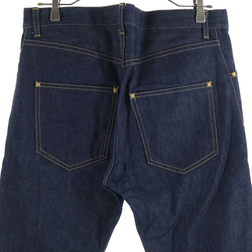 BED J.W. FORD(ベッドフォード) ジップフライ コットン ストレートデニムパンツ インディゴ