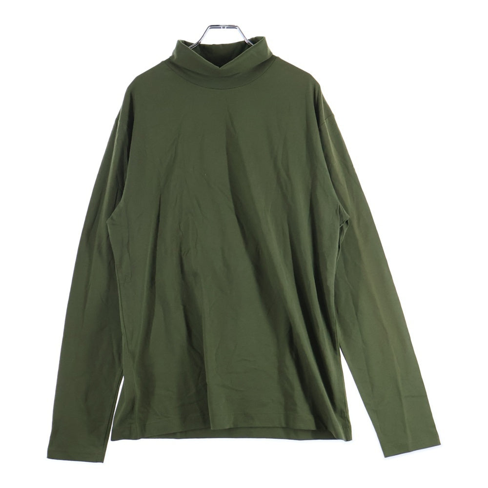 DRIES VAN NOTEN(ドリスヴァンノッテン) タートルネック コットン 長袖Tシャツ ロングスリーブ カーキ 2177710