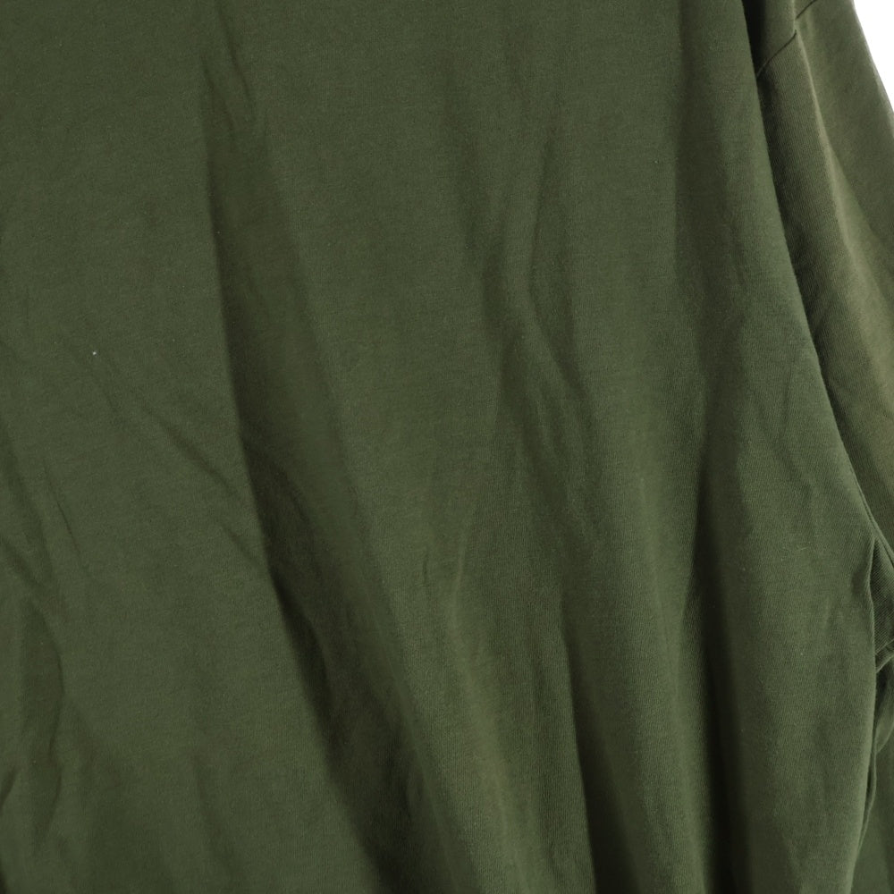 DRIES VAN NOTEN(ドリスヴァンノッテン) タートルネック コットン 長袖Tシャツ ロングスリーブ カーキ 2177710