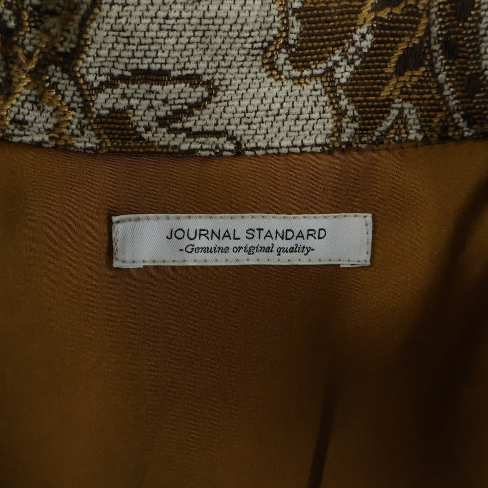JOURNAL STANDARD(ジャーナルスタンダード) 21AW ゴブラン織 ジップアップジャケット ブラウン/ホワイト 21-011-600-9200-3-0