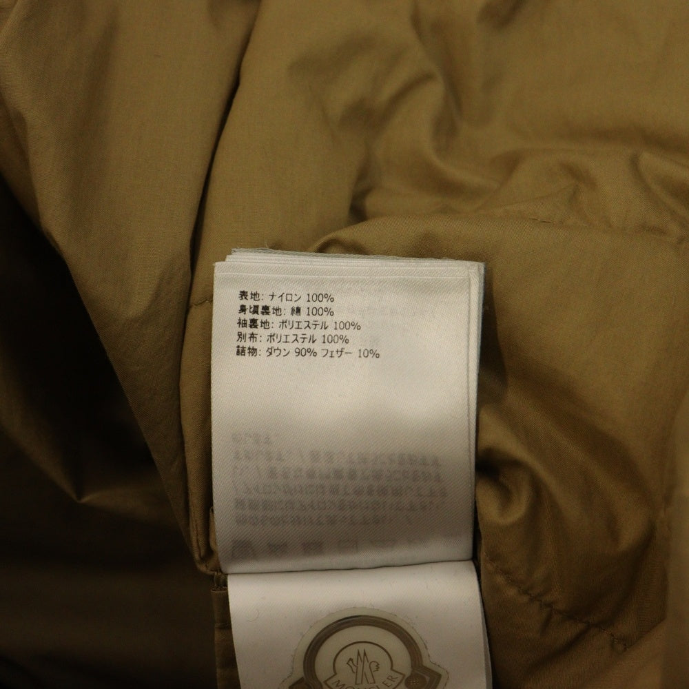 MONCLER(モンクレール) 21AW×Palm Angels PANAMINT GIUBBOTTO パームエンジェルス バックツリー ジップアップ ダウンジャケット ブラック G209L1A00013