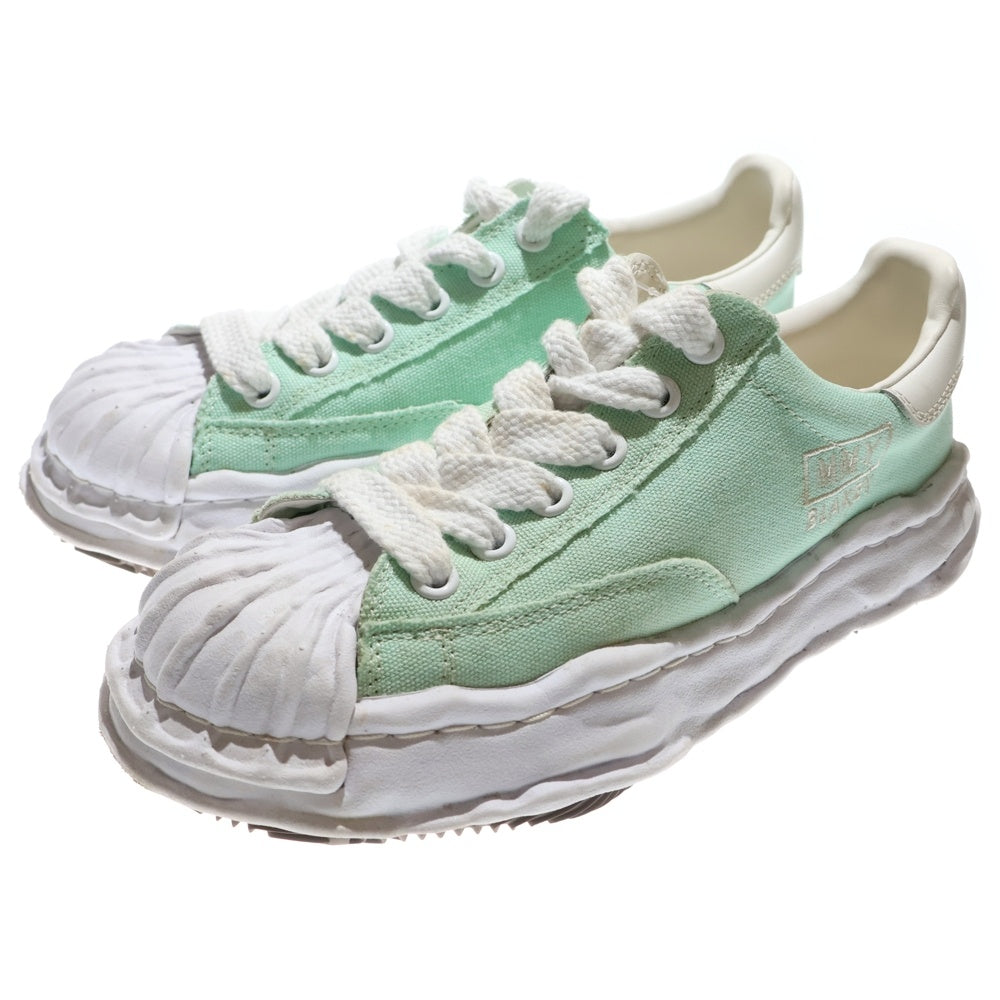 MIHARA YASUHIRO(ミハラヤスヒロ) BLAKEY OG SOLE CANVAS LOW-TOP SNEAKER ブレイキー OGソール キャンバス ローカットスニーカー ミントグリーン A08FW735