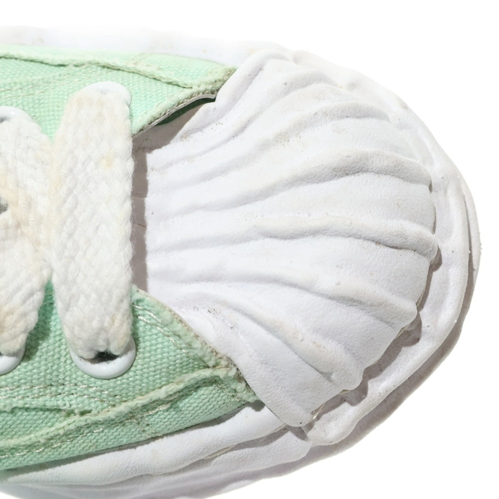 MIHARA YASUHIRO(ミハラヤスヒロ) BLAKEY OG SOLE CANVAS LOW-TOP SNEAKER ブレイキー OGソール キャンバス ローカットスニーカー ミントグリーン A08FW735