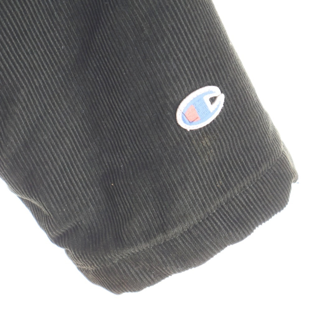 CHAMPION(チャンピオン) 裏地ボア フロントボタン コーデュロイジャケット カーキ C3-Q612